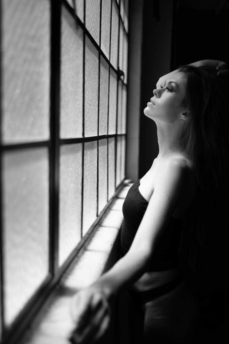 Noir Photoshoot - Model Brenna