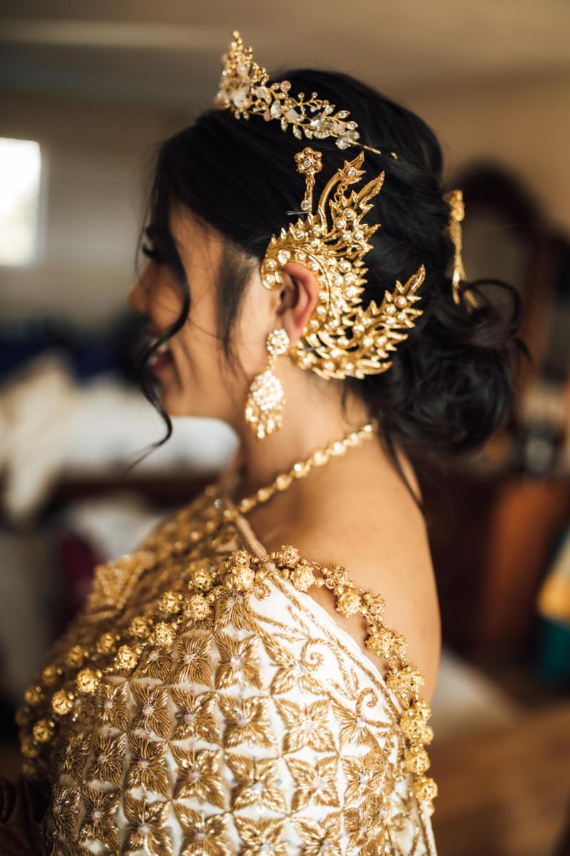 Cambodian style Hair and makeup wedding Make Up As I Go